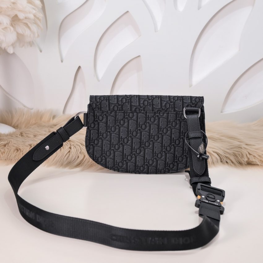 Replica Dior Messenger Black Oblique