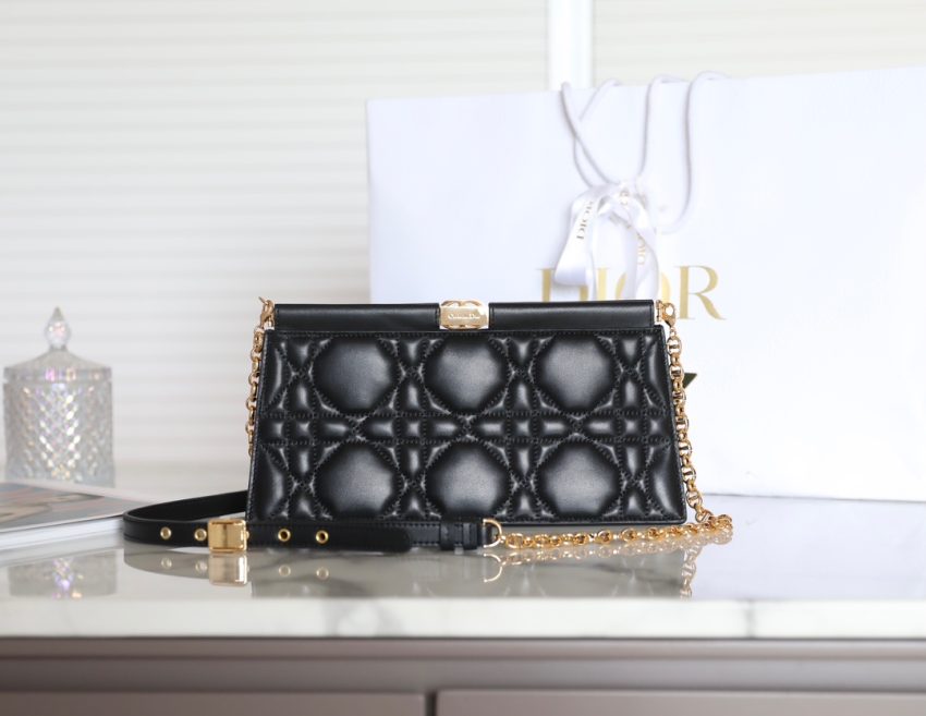 Replica Dior Miss Caro Noire Clutch